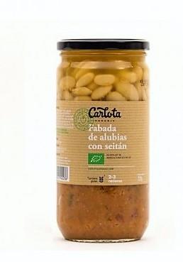 Fabada amb seitan i shiitake - Fabada con seitan y shiitake ECO (720gr) CARLOTA ORGANIC | NM- 62010 | MUNDO ECOLÓGICO