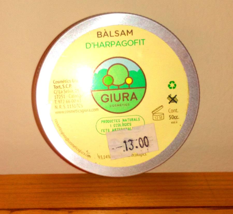 Bàlsam D`Harpagofit - Bálsamo de Harpagofito (50cc) GIURA | Giura - 172 | MUNDO ECOLÓGICO