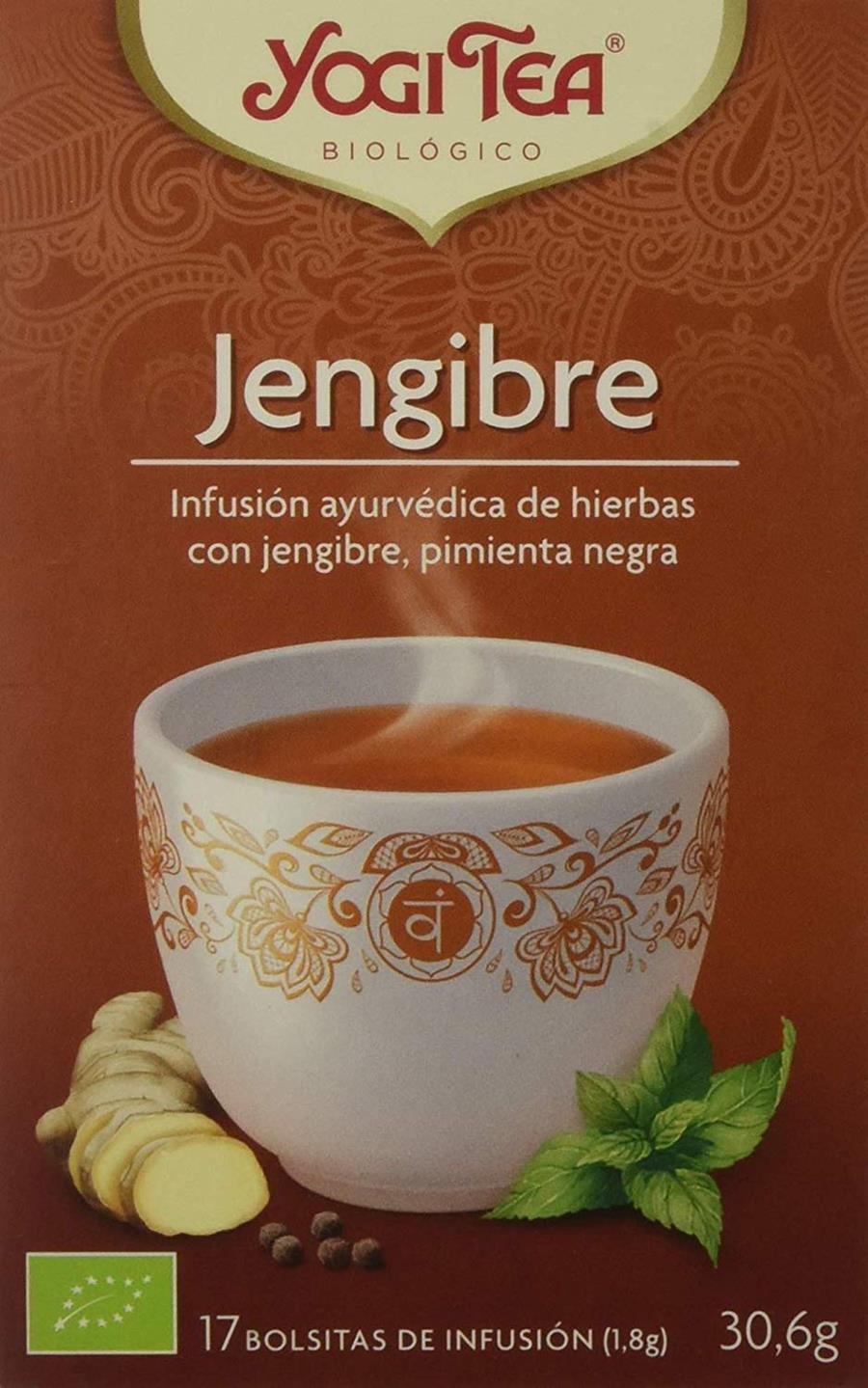 Infusión JENGIBRE  BIO YOGI TEA | F- 265048 | MUNDO ECOLÓGICO