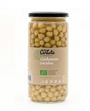 Cigrons cuits - Garbanzos cocidos  ECO (720gr) CARLOTA ORGANIC | NM- 62022 | MUNDO ECOLÓGICO