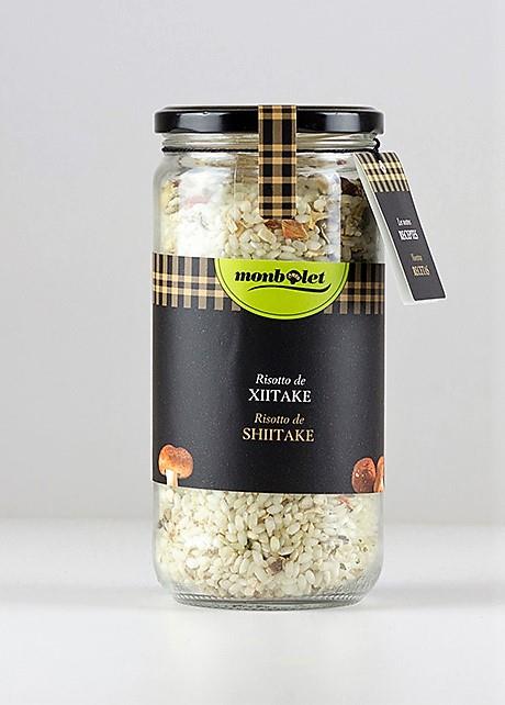 Risotto de Xiitake - Risotto de Shiitake (500gr) MONBOLET | M - ST | MUNDO ECOLÓGICO