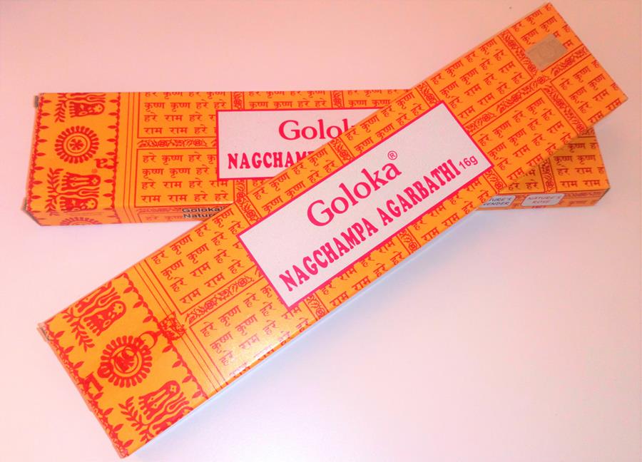 Incienso Stick Nagchampa Agarbathy GOLOKA | Incienso Nag champa GOLOKA | MUNDO ECOLÓGICO