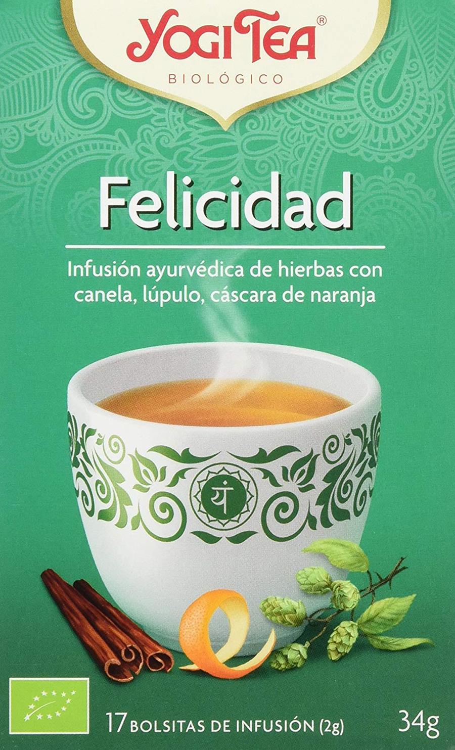 Infusión FELICIDAD  YOGI TEA | F- 265016 | MUNDO ECOLÓGICO