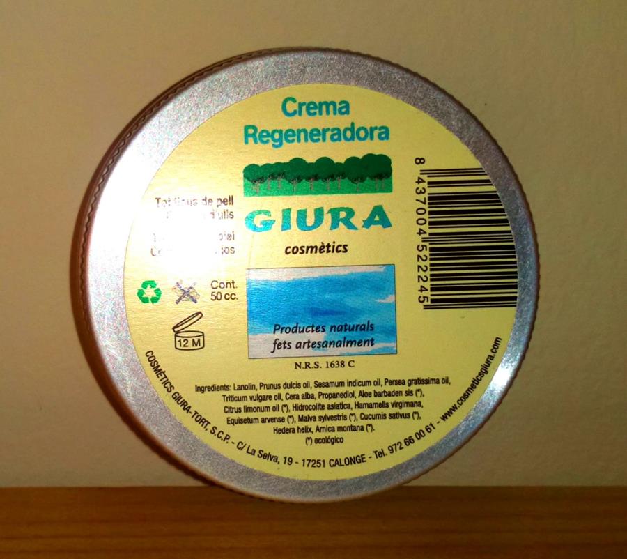 Crema regeneradora (50cc) GIURA | Giura - 171 | MUNDO ECOLÓGICO