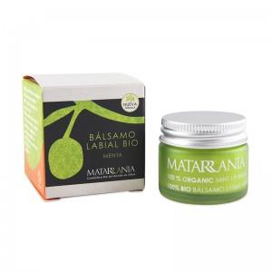 Balsamo labial  de Menta. 100% Bio (15ml) MATARRANIA | M- B menta | MUNDO ECOLÓGICO