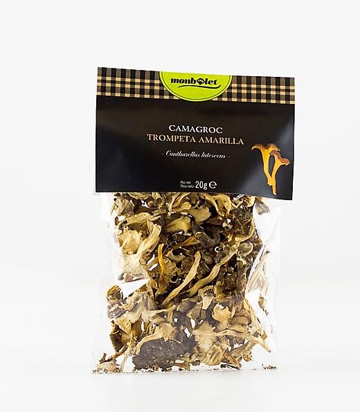 Bolets deshidratats Camagroc - Setas deshidratadas Trompeta amarilla (bossa- bolsa 20gr) MONBOLET | M - CGD | MUNDO ECOLÓGICO