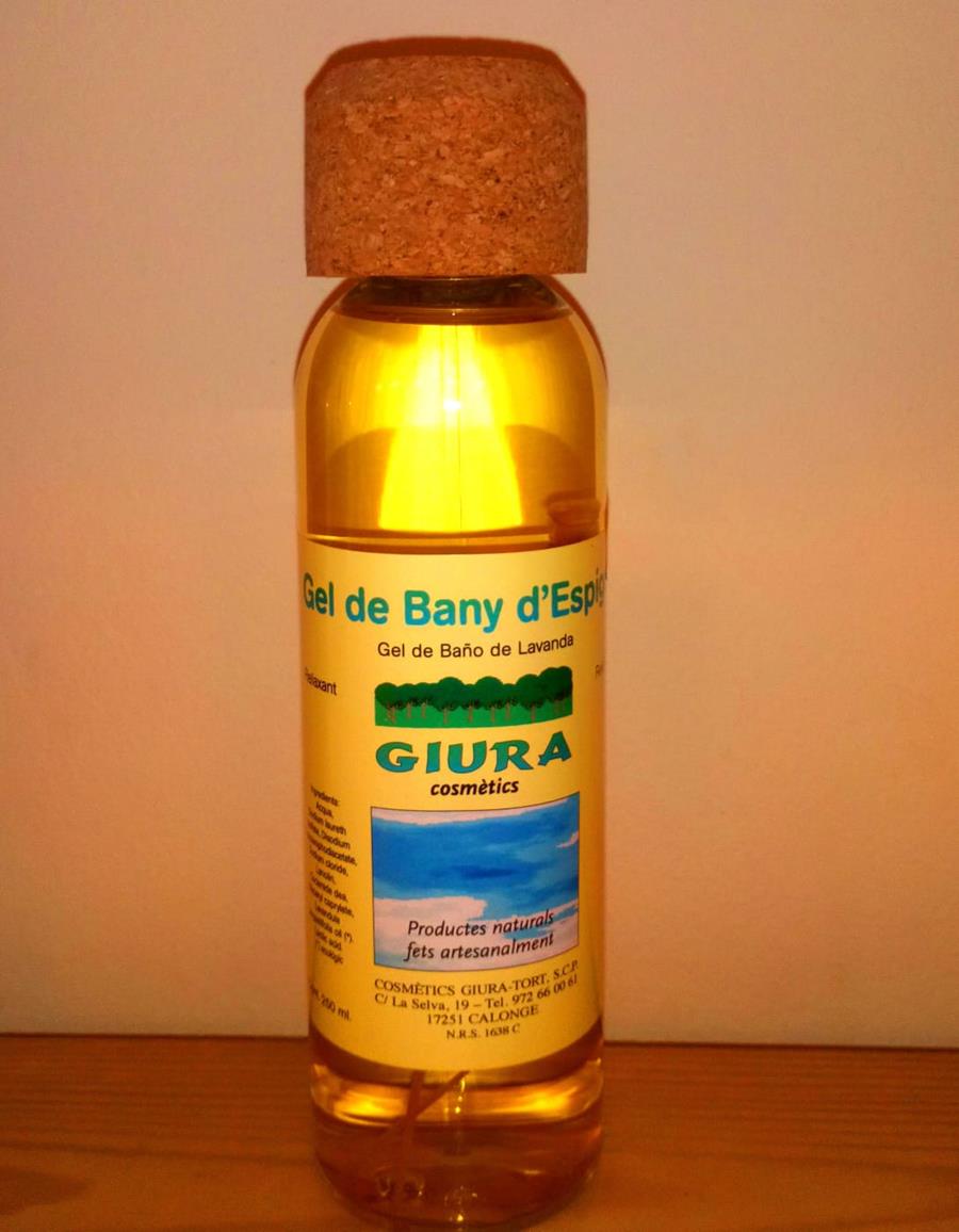 Gel de bany d´espigol - Gel de baño de lavanda (250ml) GIURA | Giura - 156 | MUNDO ECOLÓGICO