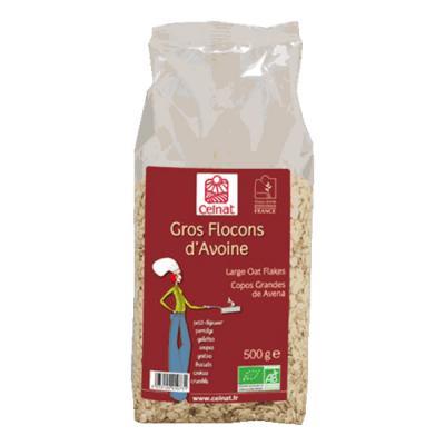  Copos de avena gruesos Bio (500Gr) CELNAT | F- A98011 | MUNDO ECOLÓGICO