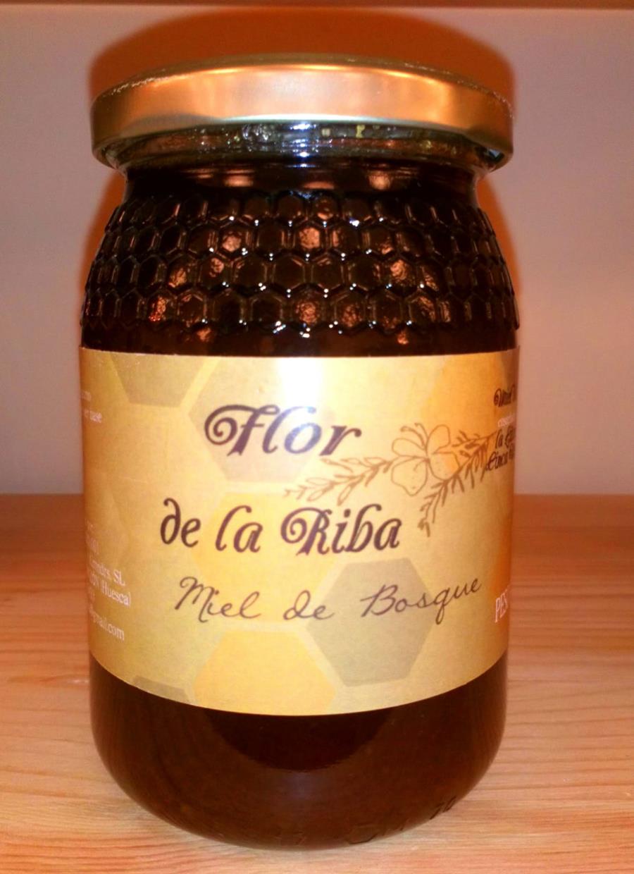 Miel de bosque FLOR DE LA RIBA (500gr) | FLOR DE LA RIBA Miel de bosque 1/2kg | MUNDO ECOLÓGICO