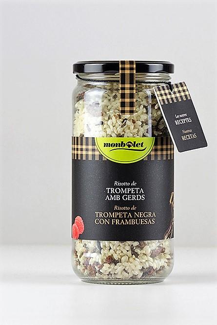 Risotto de Trompeta i Gerds - Risotto de Trompeta negra y Frambuesas (500gr) MONBOLET | M - RTF | MUNDO ECOLÓGICO